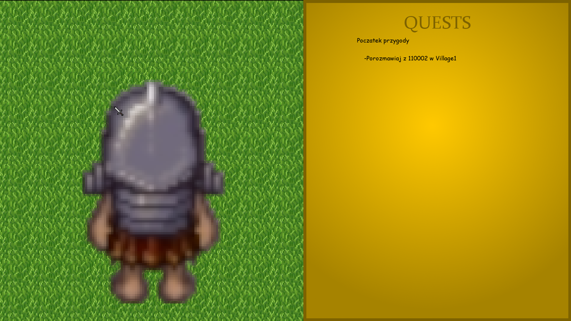 Quest panel in Magnats and Informatics 2D Game